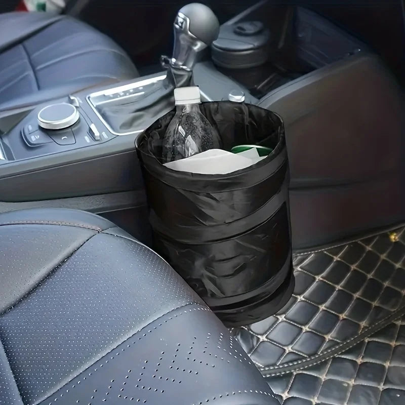 Portable Folding Hanging Storage Bucket, Car Car Trash Can, Cabinet Bathroom Trash Can