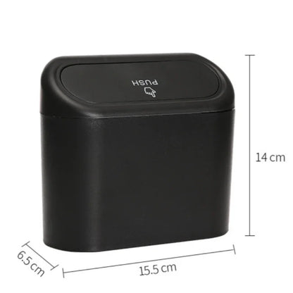 1/2/3Pcs Car Trash Can (With Lid) Contains 60 (300) Garbage Bags, Small Car Trash Can, Leak-Proof Mini Car Accessories 자동차 쓰레기통