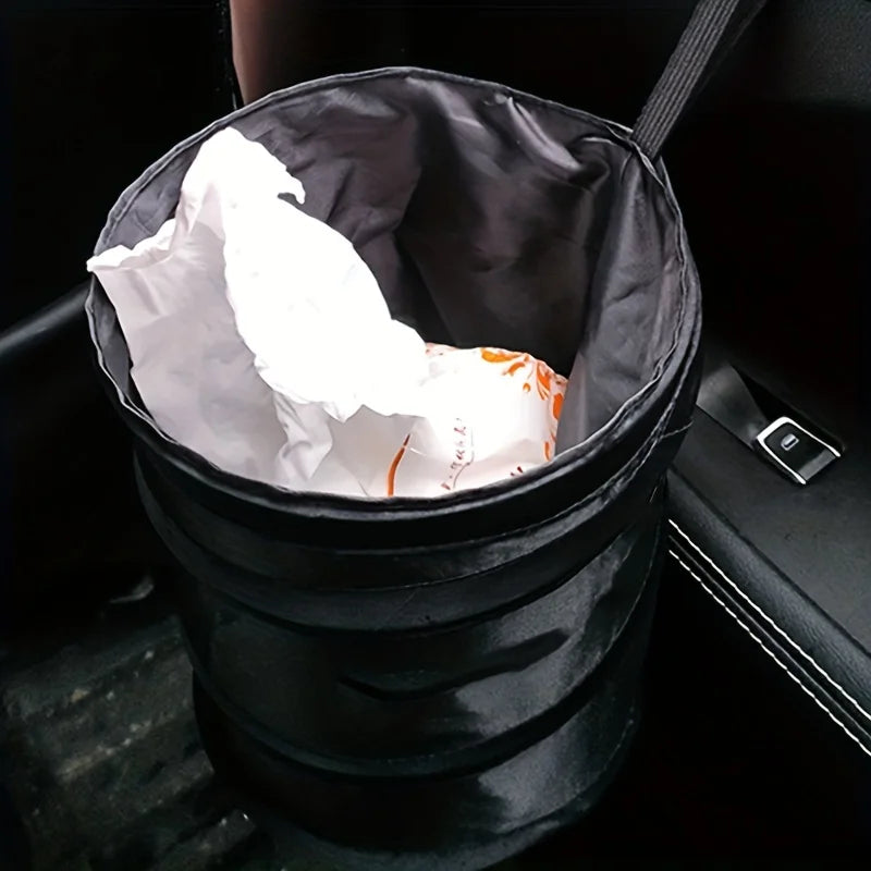 Portable Folding Hanging Storage Bucket, Car Car Trash Can, Cabinet Bathroom Trash Can