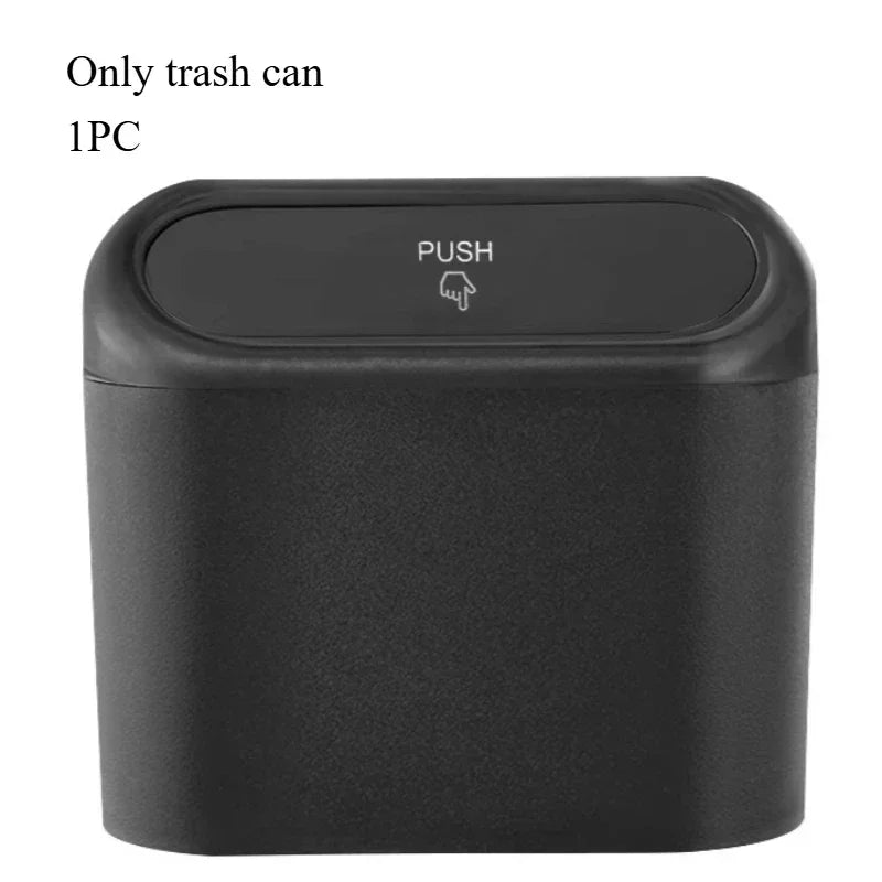 1/2/3Pcs Car Trash Can (With Lid) Contains 60 (300) Garbage Bags, Small Car Trash Can, Leak-Proof Mini Car Accessories 자동차 쓰레기통