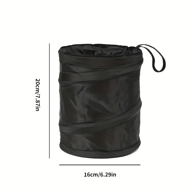 Portable Folding Hanging Storage Bucket, Car Car Trash Can, Cabinet Bathroom Trash Can