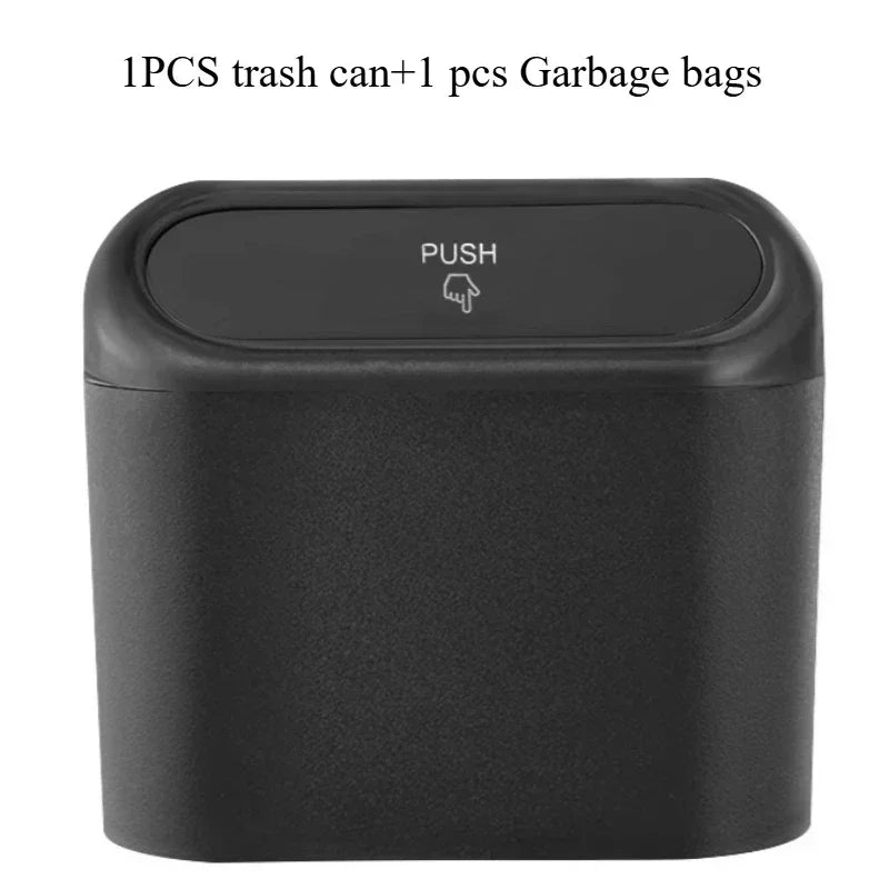 1/2/3Pcs Car Trash Can (With Lid) Contains 60 (300) Garbage Bags, Small Car Trash Can, Leak-Proof Mini Car Accessories 자동차 쓰레기통